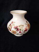 Beautiful butterfly mini vase by Zsolnay, richly painted, flawless, new!