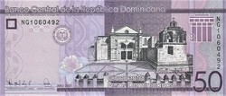 Dominikai Köztársaság 50 peso, 2021, UNC bankjegy
