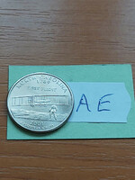 Usa 25 cents 1/4 dollar 2001 / p philadelphia, (north carolina), g. Washington #ae