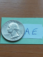 Usa 25 cents 1/4 dollar 1985 / p, quarter, george washington #ae