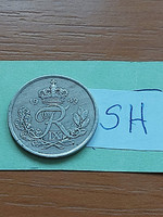 Denmark 25 öre 1949 copper-nickel, ix. King Frederick sh