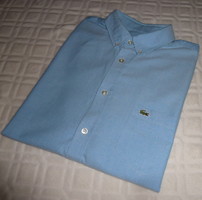Eredeti, francia gyártmányú  LACOST  rövidujjú  férfi  ing