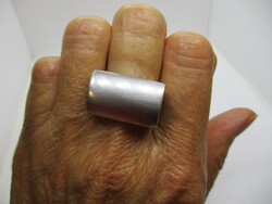 Különleges nagy kézműves ezüst gyűrű