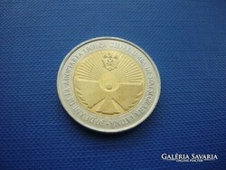 Moldova 10 lei 2019 national language day! Bimetal! Very rare!