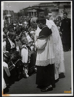 Larger size, photo art work by István Szendrő. Budapest, heroes' square, 34. Eucharistic world