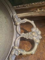 Antique table centerpiece, wine rack with stand