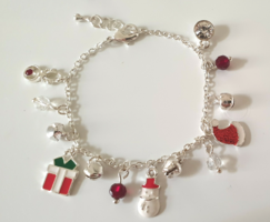 Bracelet with Christmas ornaments