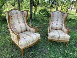 Vintage SELVA füles karosszék fotel párban