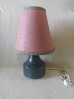 Kerezsi pearl applied art table lamp, original, marked, flawless, 42 cm