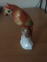 Hand-painted parrot from Herend