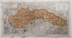 Cca 1940 A Felvidék Közigazgatási Térképe 1:900.000