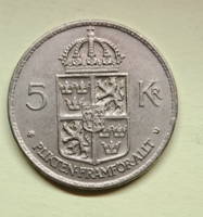 1972. 5 Korona Svédország (376)