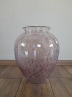 Karcagi fátyolüveg nagy váza