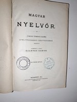 Hungarian language guard vi. Volume - 1877 Gábor sarvas (ed.)