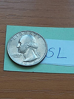 Usa 25 cents 1/4 dollar 1974 quarter, george washington sl