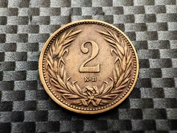 Magyarország 2 fillér, 1914 Ritkább!