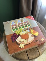 Girolle Swiss cheese in a flower decoration box, new