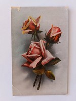 Old floral postcard