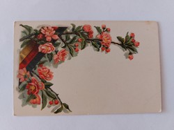 Old floral postcard