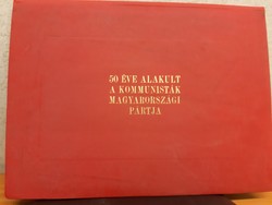 Tanácsköztársaság 50.évi jubileumi limitált kommunista kiadványa.-KMP