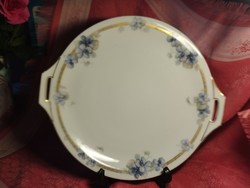 Beautiful porcelain serving bowl with handles, centerpiece