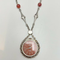 234T. From HUF 1 beautiful antique 925‰ silver (br. 26.9G) women's necklace, mechanism does not work