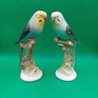 Ritka gyűjtői Iparművészeti kerámia papagáj figurák