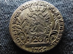 Német Államok Nürnberg ezüst 20 krajcár 1765  (id60147)