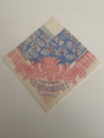 Confiseire Vörösmarty budapest építészet étterem reklám reklámtárgy antik szalvéta