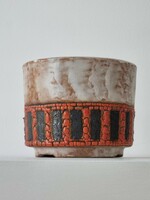 B. Várdeák ildíkó mid-century modern applied art ceramic bowl