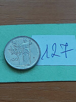 Italy 100 lira 1992, goddess Minerva, stainless steel 127
