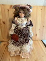 46cm viktoria, artist's porcelain doll