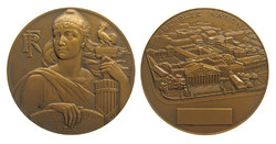 Robert cochet: commemorative medal of the French National Assembly (assemblée nationale) /1967/