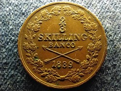 Sweden xiv. Károly János (1818-1844) 2/3 skilling banco 1839 (id62724)