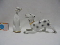 Porcelán dalmata kutya figura, nipp