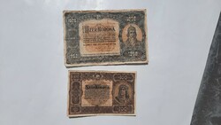 1000 korona + 100 korona 1920