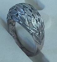 Női ezüst gyűrű, vintage stílus, szép állapotban