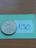 Denmark 10 öre 1983 copper-nickel, ii. Queen Margaret 130