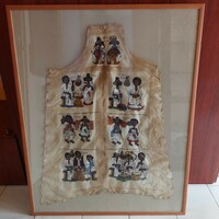 Traditional Ethiopian Handcrafted Antelope Leather Painting