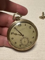Iwc 14 kr gold pocket watch in good working condition for sale! Price: 350.000.-