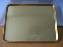 Retro arany színű alumínium tálca