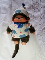 Eredeti Sekiguchi Monchhichi, Moncsicsi, 1974-es, nagyon szép állapotban.