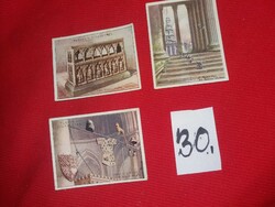 Antique 1930 collectible mixed cigarette advertising cards buildings in one 30.