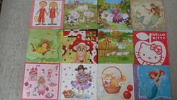 12 pcs napkin fairy tale