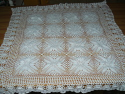 Beautiful antique hand-crocheted tablecloth