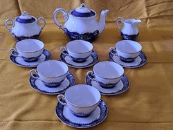 Showcase! Zsolnay pompadour II. Tea set for 6 people