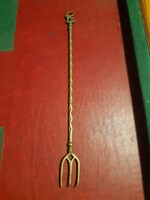 Antique copper fork (dog, 45 cm)