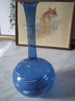 Blue glass vase!