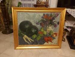 An antique painting by Ágost Benkhard!