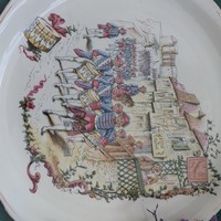 French faience dinner plate